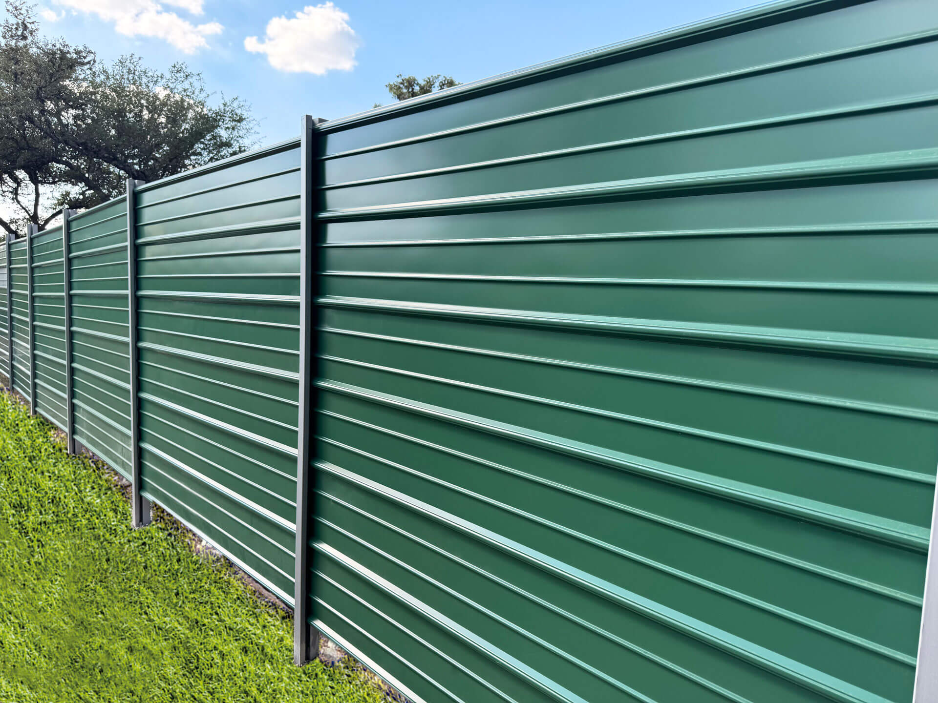 - Green Metal Fence - Low-Maintenance Fencing in Texas